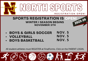 Middle School Winter I Sports Registration